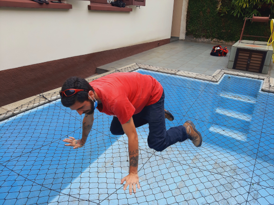 redes de proteção para piscinas