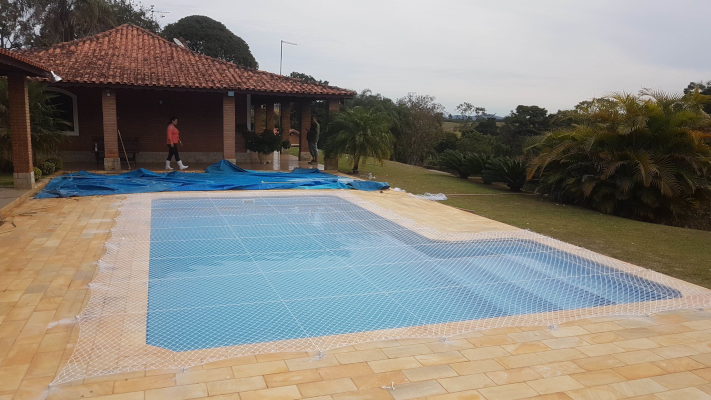 redes de proteção para piscinas